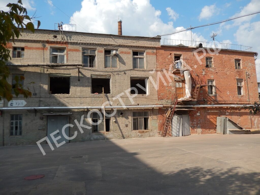 пескоструйная очистка фасадов от старой краски